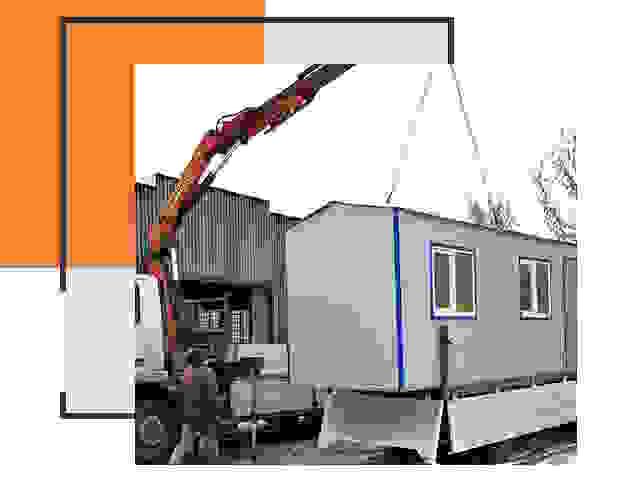 Перевозка бытовок в Климовске