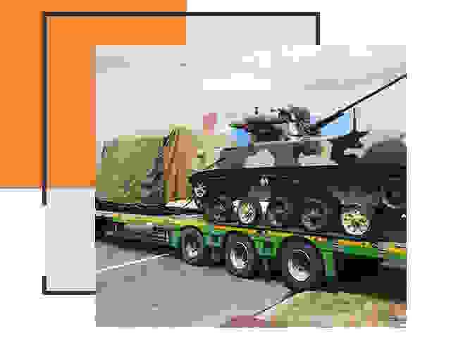 Перевозка военной техники в Климовске